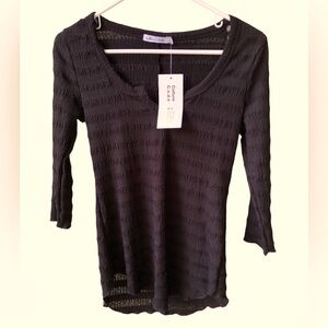 NWT Culture Code Black Top